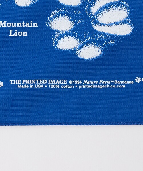 BEAUTY&YOUTH UNITED ARROWS（ビューティーアンドユースユナイテッドアローズ）の「＜Printed Image＞アニマル バンダナ（バンダナ/スカーフ・メンズ・ロイヤルブルー・FREE）」の4枚目の写真