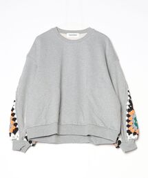 DISCOVERED | DISCOVERED CROCHET SLEEVE SWEAT(スウェット)