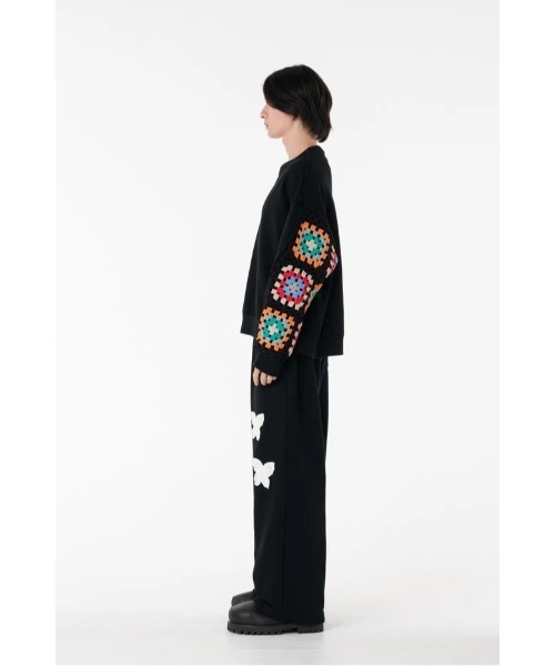 DISCOVERED(ディスカバード)の「DISCOVERED CROCHET SLEEVE SWEAT(スウェット・メンズ・グレー/ブラック・3/1)」の14枚目の写真