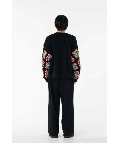 DISCOVERED(ディスカバード)の「DISCOVERED CROCHET SLEEVE SWEAT(スウェット・メンズ・グレー/ブラック・3/1)」の15枚目の写真