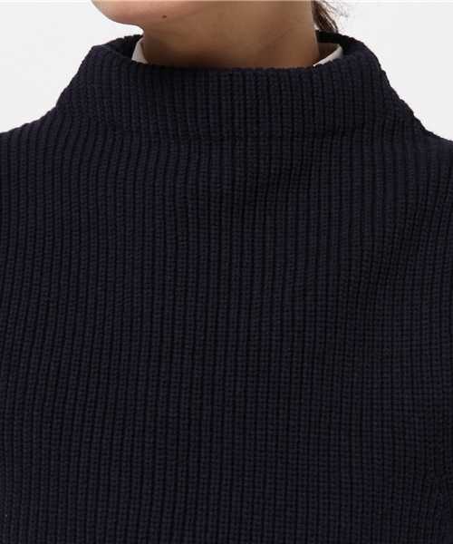 SACRA（サクラ）の「【SACRA】 FARCE YARN KNIT（ニット/セーター・レディース・ホワイト/ネイビー・0）」の6枚目の写真