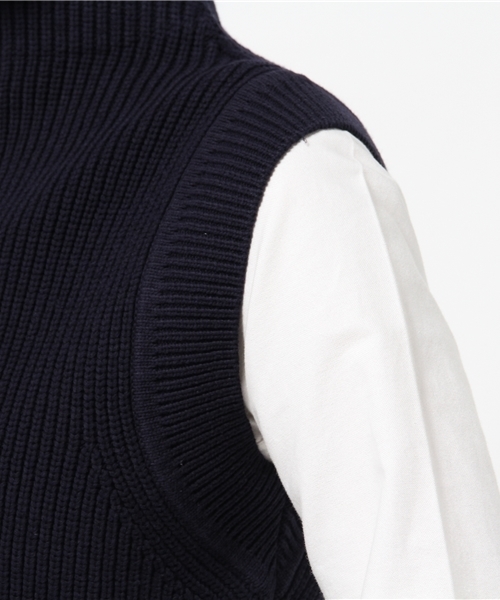 SACRA（サクラ）の「【SACRA】 FARCE YARN KNIT（ニット/セーター・レディース・ホワイト/ネイビー・0）」の7枚目の写真