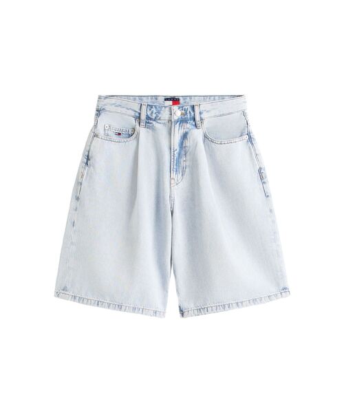 tommy jeans(トミー ジーンズ)の「ライトブルータックショートジーンズ(デニムパンツ・レディース・インディゴブルー・25inch/26inch/27inch)」の3枚目の写真