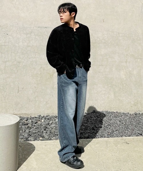 NOWLE(ノウル)の「【NOWLE】ヴィンテージライク ルーズフィットデニム / 90s バギーシルエット パンツ(デニムパンツ・メンズ・インディゴブルー・MEDIUM/LARGE/X-LARGE/SMALL)」の11枚目の写真