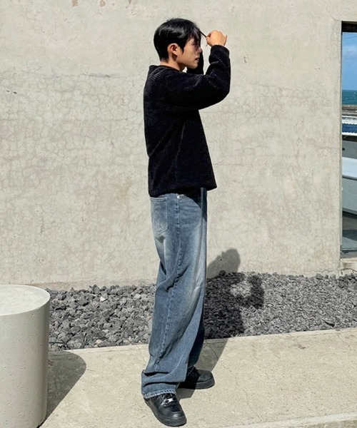 NOWLE(ノウル)の「【NOWLE】ヴィンテージライク ルーズフィットデニム / 90s バギーシルエット パンツ(デニムパンツ・メンズ・インディゴブルー・MEDIUM/LARGE/X-LARGE/SMALL)」の12枚目の写真