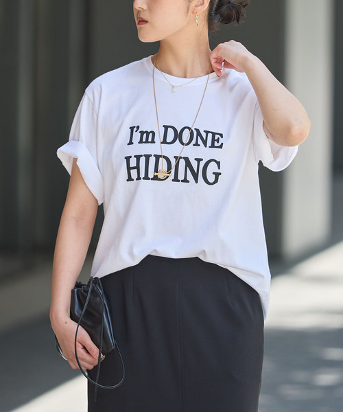 バックテイルロゴTシャツ（Tシャツ/カットソー）｜journal standard L 