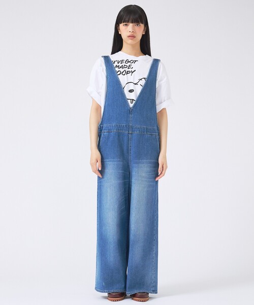Healthy denim（ヘルシーデニム）の「【Healthy denim/ヘルシーデニム】サロペット/Cornflakes/デニム/パンツ（サロペット/オーバーオール・レディース・インディゴブルー・フリー）」の10枚目の写真
