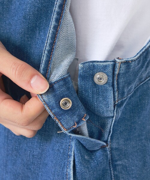 Healthy denim（ヘルシーデニム）の「【Healthy denim/ヘルシーデニム】サロペット/Cornflakes/デニム/パンツ（サロペット/オーバーオール・レディース・インディゴブルー・フリー）」の17枚目の写真