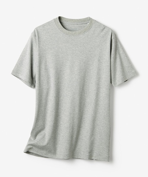 DoCLASSE( ドゥクラッセ)の「クルーネック半袖・ドゥクラッセT(Tシャツ/カットソー・メンズ・ブルー系その他/杢グレー/グレー×サックスブルー/ピンク系その他/ベージュ系その他/モカ/ブルー系その他2/ライトピンク/ピンク/セージグリーン/グレー系その他/ブラック×グレー/グリーン/ホワイト×グレー/グレー/ダークグリーン/インディゴブルー/ヘザーチャコール/サックスブルー/オレンジ/ベージュ/ホワイト/その他/ダークネイビー/ブラック/ブルー系/ネイビー×ホワイト/ホワイト×ライトグレー/レッド/ネイビー/ライトグレー・S/L/XXL/M/XL/LL/3L)」の8枚目の写真