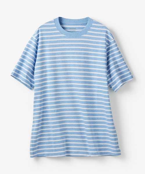 DoCLASSE( ドゥクラッセ)の「クルーネック半袖・ドゥクラッセT(Tシャツ/カットソー・メンズ・ブルー系その他/杢グレー/グレー×サックスブルー/ピンク系その他/ベージュ系その他/モカ/ブルー系その他2/ライトピンク/ピンク/セージグリーン/グレー系その他/ブラック×グレー/グリーン/ホワイト×グレー/グレー/ダークグリーン/インディゴブルー/ヘザーチャコール/サックスブルー/オレンジ/ベージュ/ホワイト/その他/ダークネイビー/ブラック/ブルー系/ネイビー×ホワイト/ホワイト×ライトグレー/レッド/ネイビー/ライトグレー・S/L/XXL/M/XL/LL/3L)」の19枚目の写真
