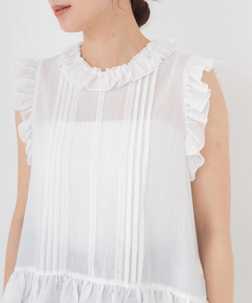 URBAN RESEARCH(アーバンリサーチ)の「Picchi Nia PETAL WHITE(シャツ/ブラウス・レディース・ホワイト・FREE)」の2枚目の写真