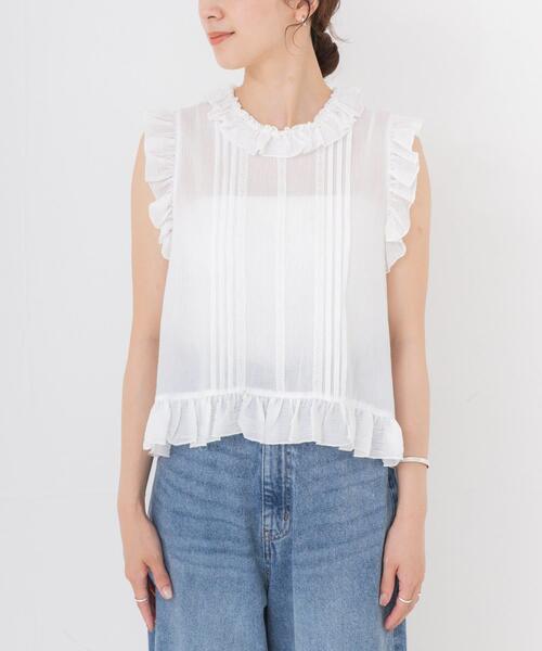 URBAN RESEARCH(アーバンリサーチ)の「Picchi Nia PETAL WHITE(シャツ/ブラウス・レディース・ホワイト・FREE)」の4枚目の写真