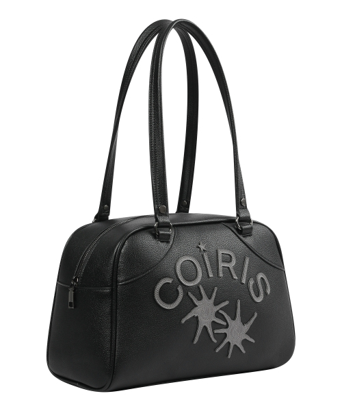 COIRIS(コイリス)の「ロディックレザーパッチワークボウリングバッグ (2カラー)(ショルダーバッグ・レディース・ブラック/レッド・FREE)」の3枚目の写真