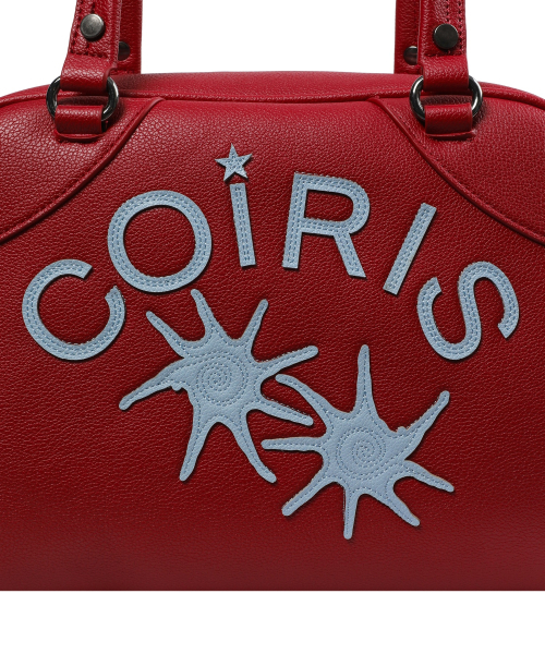 COIRIS(コイリス)の「ロディックレザーパッチワークボウリングバッグ (2カラー)(ショルダーバッグ・レディース・ブラック/レッド・FREE)」の11枚目の写真