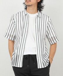 レースワンナップカラー 半袖ニットシャツ 26SS
