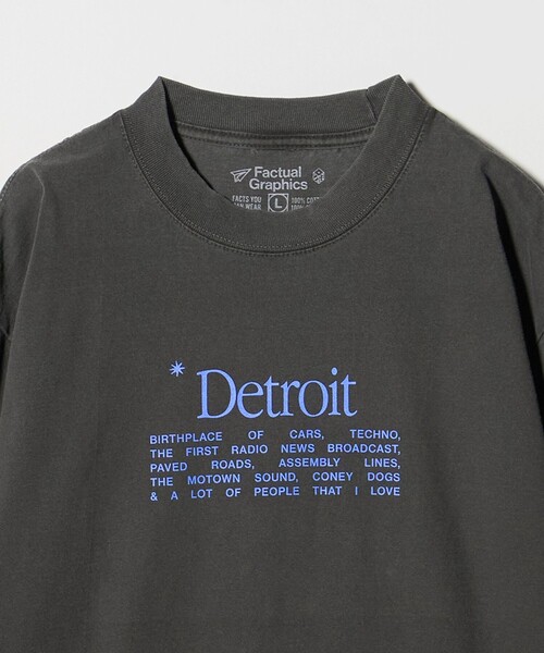 Steven Alan(スティーブンアラン)の「<Factual Graphics × Steven Alan> BIRTH LSL/Tシャツ(Tシャツ/カットソー・メンズ・ブラック・XL/L)」の3枚目の写真