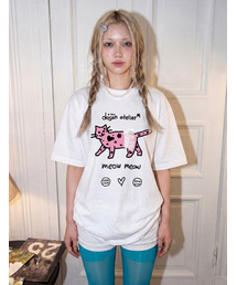BLOW（ブロウ）の「DOSAN atelier x BLOW Kat Love Chur（Tシャツ/カットソー）」