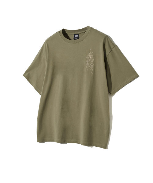 GAKKAI UNIONS(ガッカイユニオンズ)の「サンシャイン刺繍半袖Tシャツオリーブ(Tシャツ/カットソー・レディース・その他・MEDIUM/LARGE)」の4枚目の写真
