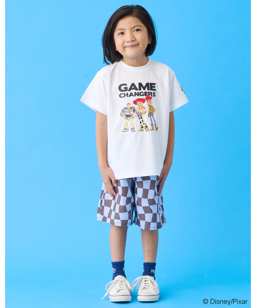 b・ROOM(ビールーム)の「【Disney&Pixar】TOY STORY5/アソートキャラクターTシャツ(Tシャツ/カットソー・キッズ・ブルーグレー/オフホワイト/ブラック・140cm/130cm/120cm/110cm/100cm)」の2枚目の写真