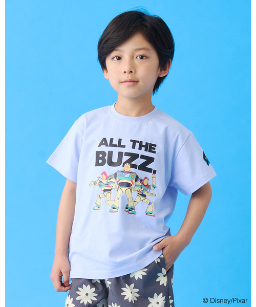 b・ROOM(ビールーム)の「【Disney&Pixar】TOY STORY5/アソートキャラクターTシャツ(Tシャツ/カットソー・キッズ・ブルーグレー/オフホワイト/ブラック・140cm/130cm/120cm/110cm/100cm)」の1枚目の写真