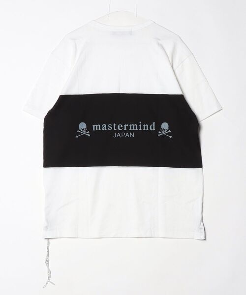 mastermind JAPAN(マスターマインド)の「HORIZONTAL BLOCK TEE(Tシャツ/カットソー・メンズ・ブラック系その他/ホワイト系その他・XL)」の4枚目の写真