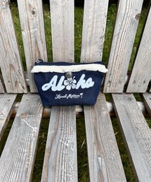 LOCALMOTION HAWAII（ローカルモーション　ハワイ）の「ﾊﾜｲ&ﾘｿﾞｰﾄﾃﾞﾆﾑｻｶﾞﾗ刺繍ﾎﾟｰﾁ（ポーチ）」