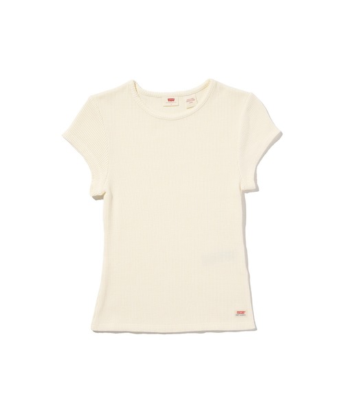 Levi's(リーバイス)の「Levi's/リーバイス DRY GOODS ワッフルTシャツ(Tシャツ/カットソー・レディース・ホワイト・XS/S/M)」の4枚目の写真