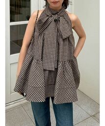 アメスリティアードブラウス