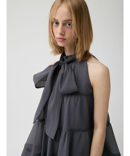 LILY BROWN(リリーブラウン)の「アメスリティアードブラウス(シャツ/ブラウス・レディース・チェック/オフホワイト/ミント/ダークグレー・F)」の11枚目の写真