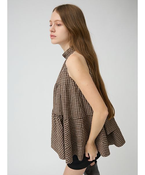 LILY BROWN（リリーブラウン）の「アメスリティアードブラウス（シャツ