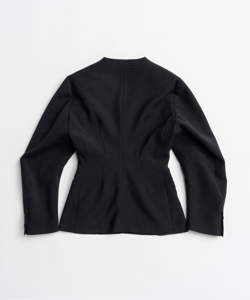 PRANK PROJECT(プランクプロジェクト)の「【2026Autumn Pre-Order】パデッドショルダーVネックジャケット / Padded Shoulder V-Neck Jacket(テーラードジャケット・レディース・チャコールグレー/ブラック・FREE)」の11枚目の写真