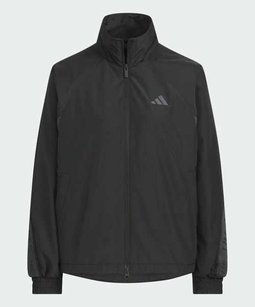 adidas(アディダス)の「ワーディング ルーズフィット ウーブンジャケット / アディダス adidas(ブルゾン・レディース・ブラック・XX-LARGE/LARGE/MEDIUM/SMALL/X-LARGE/X-SMALL)」の4枚目の写真
