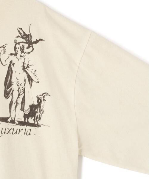 DANKE SCHON(ダンケシェーン)の「DankeSchon/ダンケシェーン/SPRAYBURN L/S TEE SEVEN(Tシャツ/カットソー・メンズ・ホワイト系2/ベージュ・M/L)」の5枚目の写真
