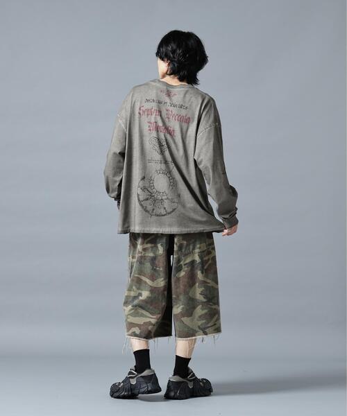 DANKE SCHON(ダンケシェーン)の「DankeSchon/ダンケシェーン/SPRAYBURN L/S TEE SEVEN(Tシャツ/カットソー・メンズ・ホワイト系2/ベージュ・M/L)」の11枚目の写真
