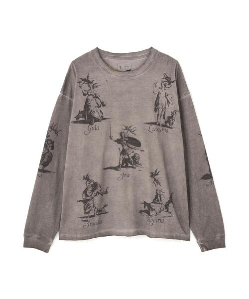 DANKE SCHON(ダンケシェーン)の「DankeSchon/ダンケシェーン/SPRAYBURN L/S TEE SEVEN(Tシャツ/カットソー・メンズ・ホワイト系2/ベージュ・M/L)」の13枚目の写真