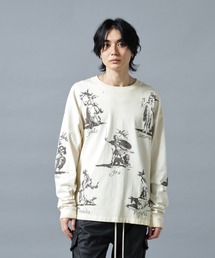 DANKE SCHON | DankeSchon/ダンケシェーン/SPRAYBURN L/S TEE SEVEN(Tシャツ/カットソー)