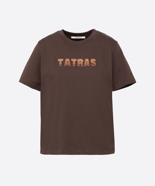 TATRAS（タトラス）の「TATRAS(タトラス) BADALONA バダロナ（Tシャツ/カットソー・レディース・ブラック/ブラウン/アイボリー・2/1）」の3枚目の写真