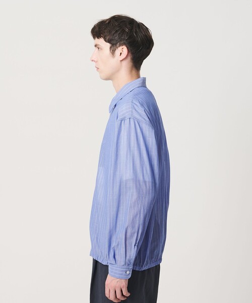 BEAUTY&YOUTH UNITED ARROWS(ビューティーアンドユースユナイテッドアローズ)の「ボイル シアー ピンストライプ シャツ(シャツ/ブラウス・メンズ・コバルトブルー/ダークグレー・L/M/XL/S)」の5枚目の写真