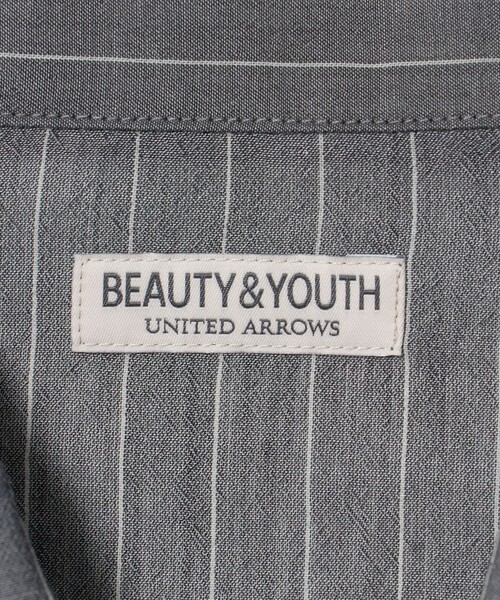 BEAUTY&YOUTH UNITED ARROWS(ビューティーアンドユースユナイテッドアローズ)の「ボイル シアー ピンストライプ シャツ(シャツ/ブラウス・メンズ・コバルトブルー/ダークグレー・L/M/XL/S)」の18枚目の写真