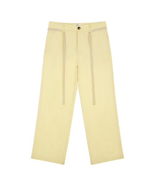 DEINET(ダイニット)の「DEINET CHECK STRING PANTS IN YELLOW(その他パンツ・レディース・その他・S/M)」の2枚目の写真