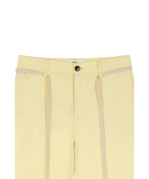 DEINET(ダイニット)の「DEINET CHECK STRING PANTS IN YELLOW(その他パンツ・レディース・その他・S/M)」の4枚目の写真