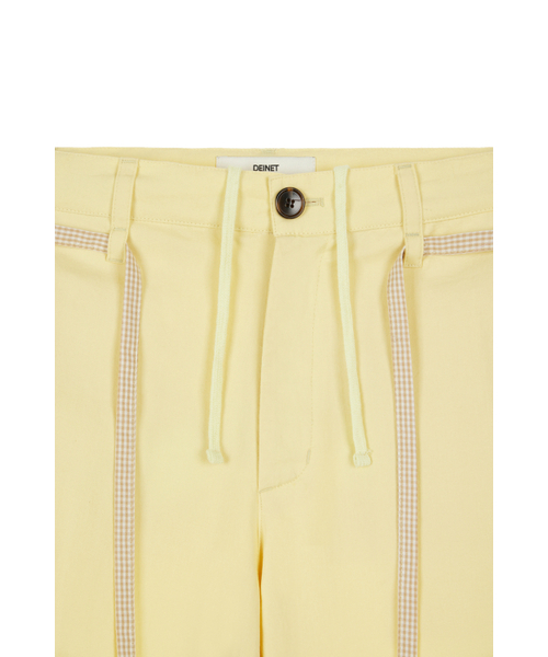DEINET(ダイニット)の「DEINET CHECK STRING PANTS IN YELLOW(その他パンツ・レディース・その他・S/M)」の5枚目の写真