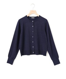 MidiUmi クルーネックニットカーディガン