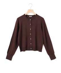 MidiUmi クルーネックニットカーディガン