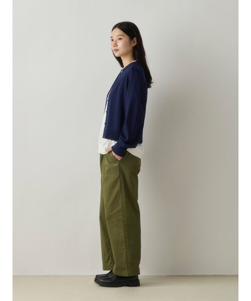 MidiUmi(ミディウミ)の「MidiUmi クルーネックニットカーディガン(カーディガン/ボレロ・レディース・ネイビー/チャコールグレー/ブラウン/レッド/ブラック・FREE)」の18枚目の写真