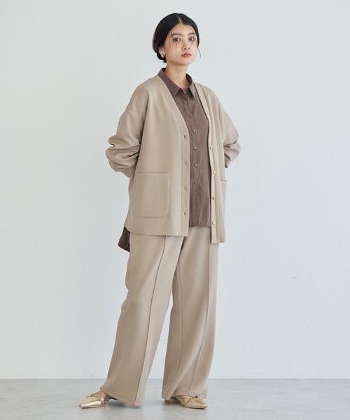 YECCA VECCA(イェッカヴェッカ)の「イージーカットジョーゼットパンツ【セットアップ対応】(その他パンツ・レディース・アイボリー/ベージュ/ブラック・FREE)」の18枚目の写真