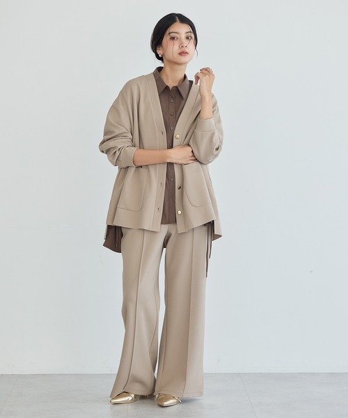 YECCA VECCA(イェッカヴェッカ)の「イージーカットジョーゼットパンツ【セットアップ対応】(その他パンツ・レディース・アイボリー/ベージュ/ブラック・FREE)」の19枚目の写真