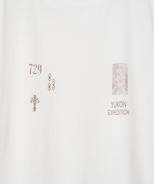 MILLO WOMEN（ミロウーマン）の「オブジェクトモチーフTシャツ[アイボリー]（Tシャツ/カットソー・レディース・その他・ONE SIZE）」の5枚目の写真