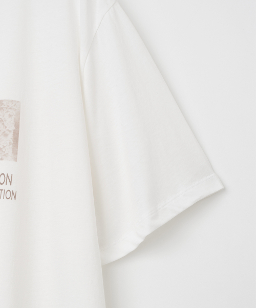 MILLO WOMEN（ミロウーマン）の「オブジェクトモチーフTシャツ[アイボリー]（Tシャツ/カットソー・レディース・その他・ONE SIZE）」の6枚目の写真