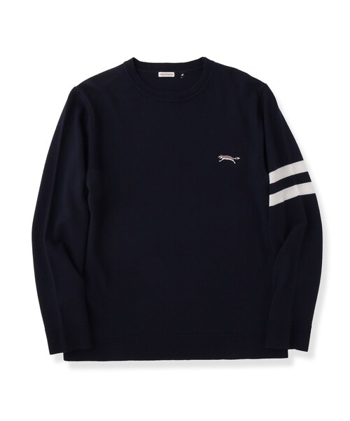 DRESSTERIOR(ドレステリア)の「ゼニアバルーファ キャッシュウール クルーネックニット(ニット/セーター・メンズ・ブラック/ネイビー/ホワイト/ピンク系・91/90/94/92)」の8枚目の写真